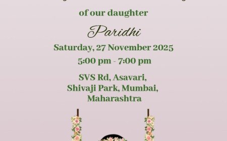 Half Saree Function Invitation Templates for Girls