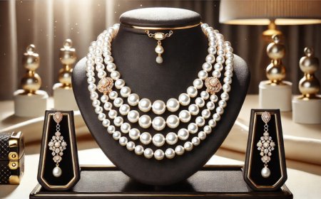 Layered Pearl Necklace Set – Royal Elegance for Every Look