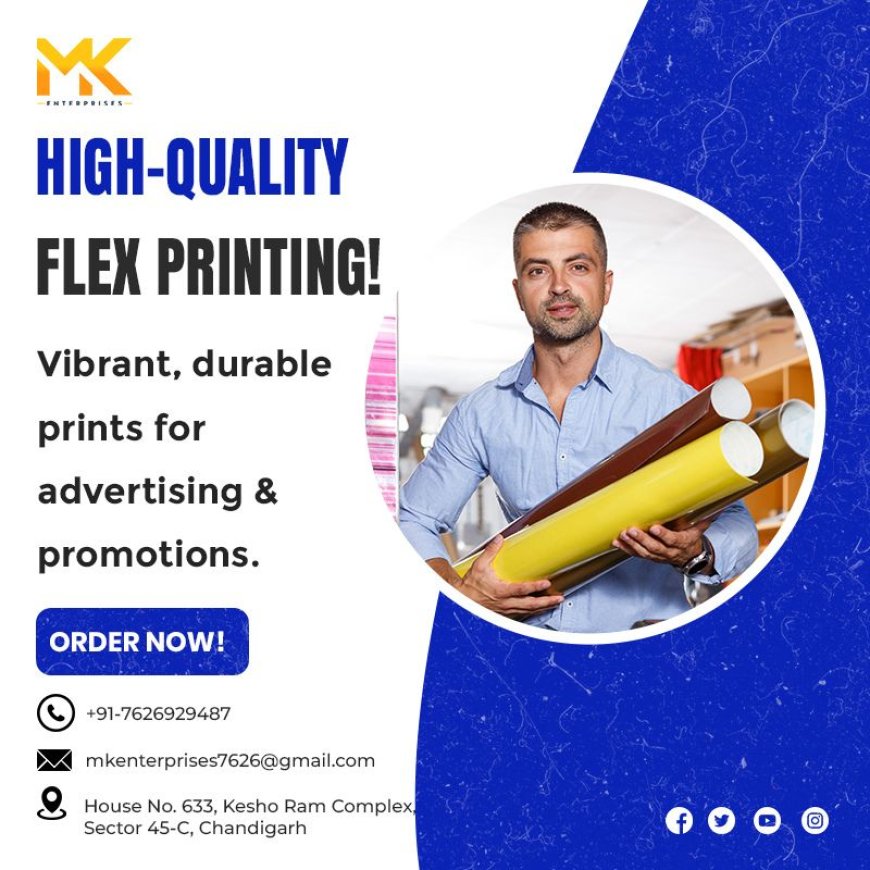High-Quality Flex Printing Services in Chandigarh