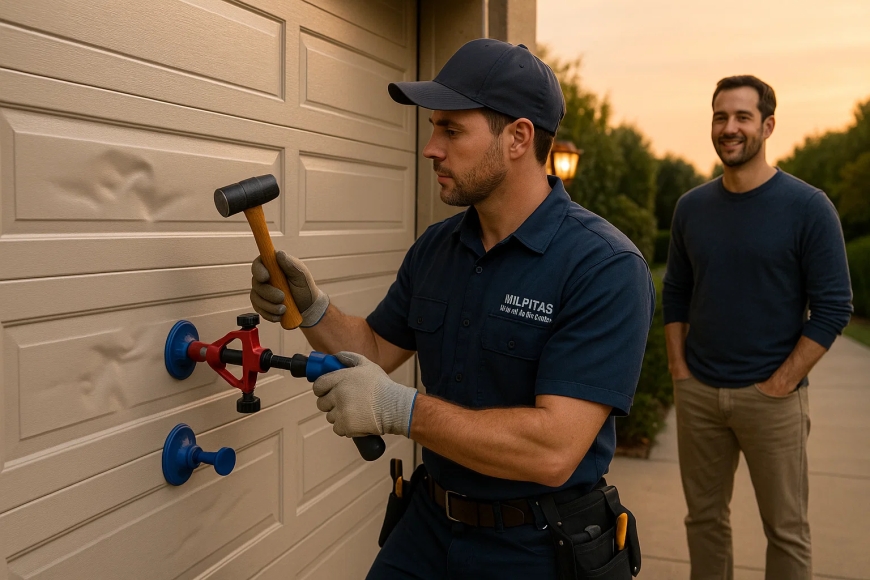 What Are the Most Common Causes of Garage Door Dents in Milpitas Homes?