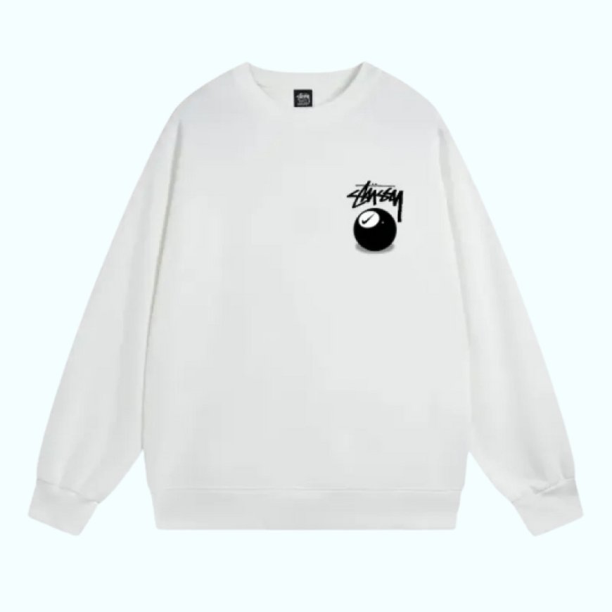 The Subtle Cool of the Stussy Stock Logo Crewneck Sweatshirt